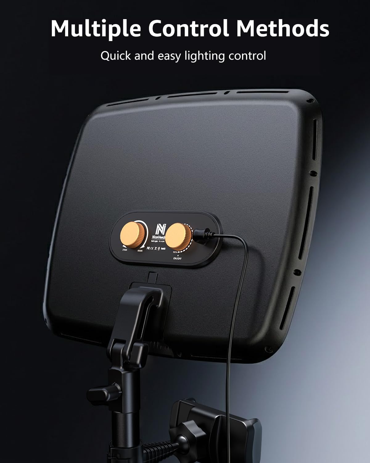 14-Inch Dimmable Ring Light with 75-Inch Stand | Soft Light for Streaming, Makeup, and Zoom