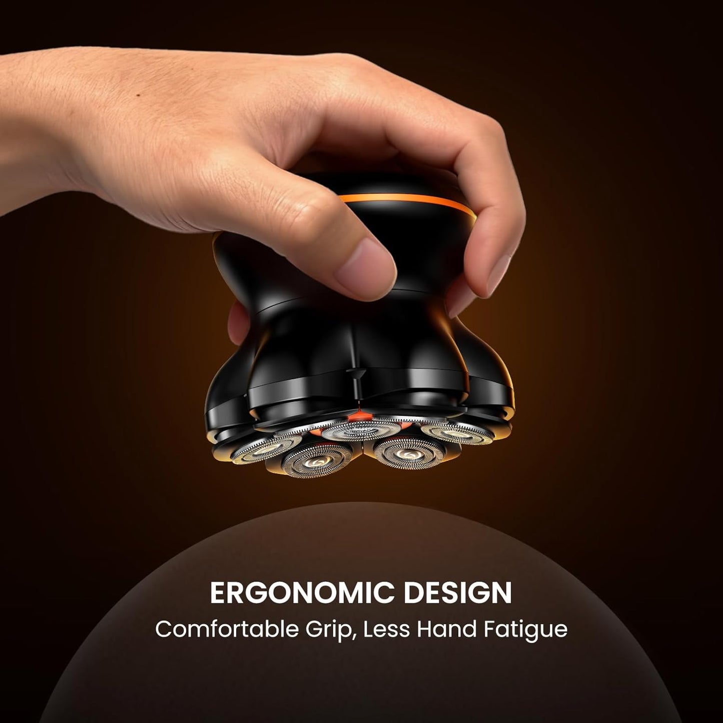 MAXGROOM® Head Shaver for Bald Men - Waterproof Electric Razor with 7D Floating Heads | Close Smooth Shave, Long Battery Life