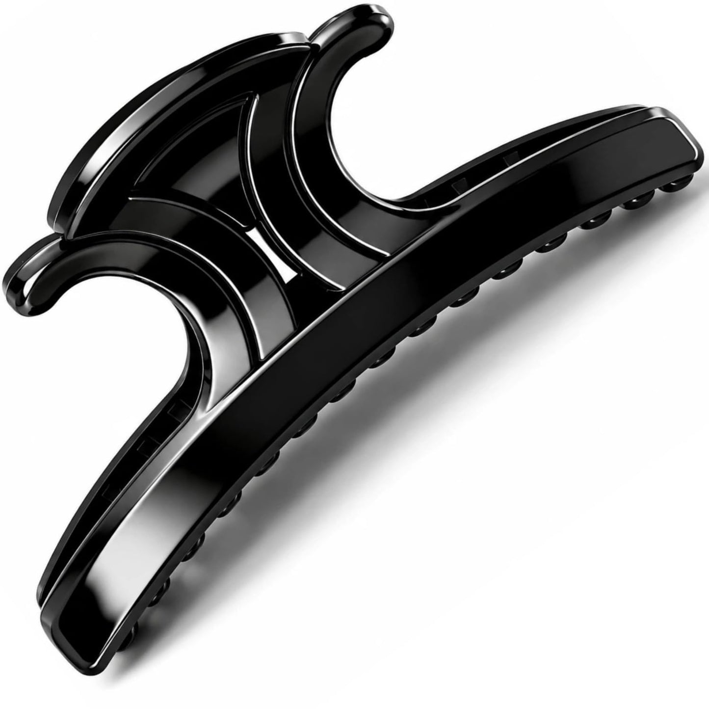 Curved Butterfly Hair Claw Clip - 5 Inch Extra Large, Strong Hold for Thick & Thin Hair | Matte Tortoiseshell