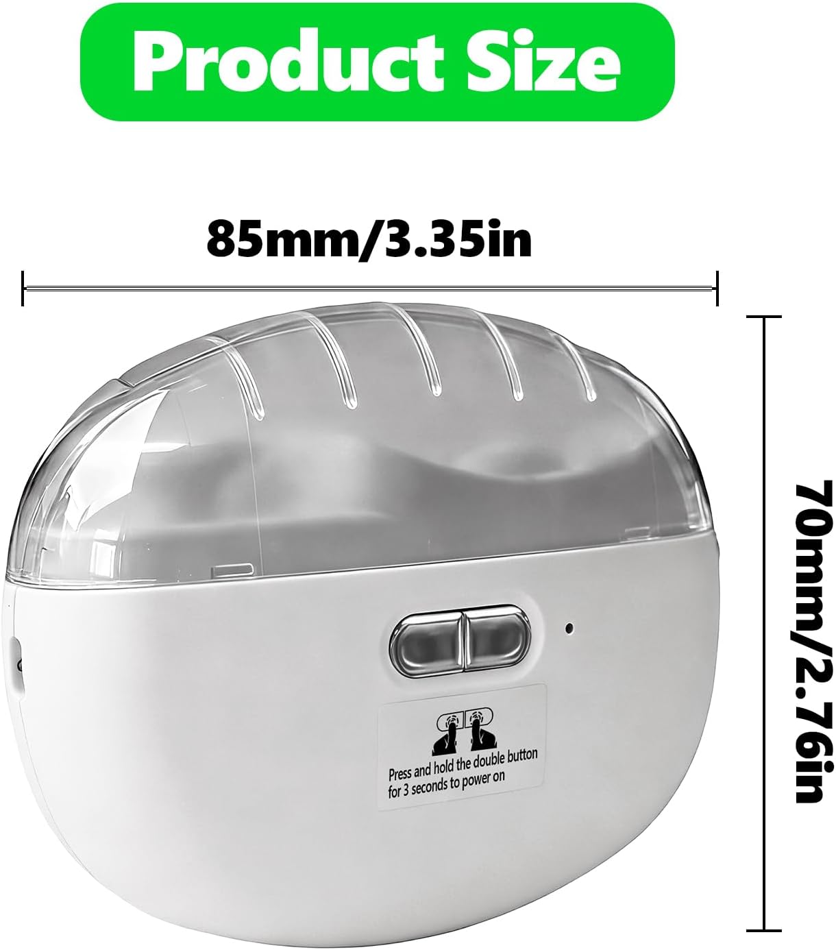 Electric Nail Clipper & Trimmer - 2 in 1 Automatic Nail Grinder with LED Light | USB Rechargeable, Quiet & Efficient for All Ages