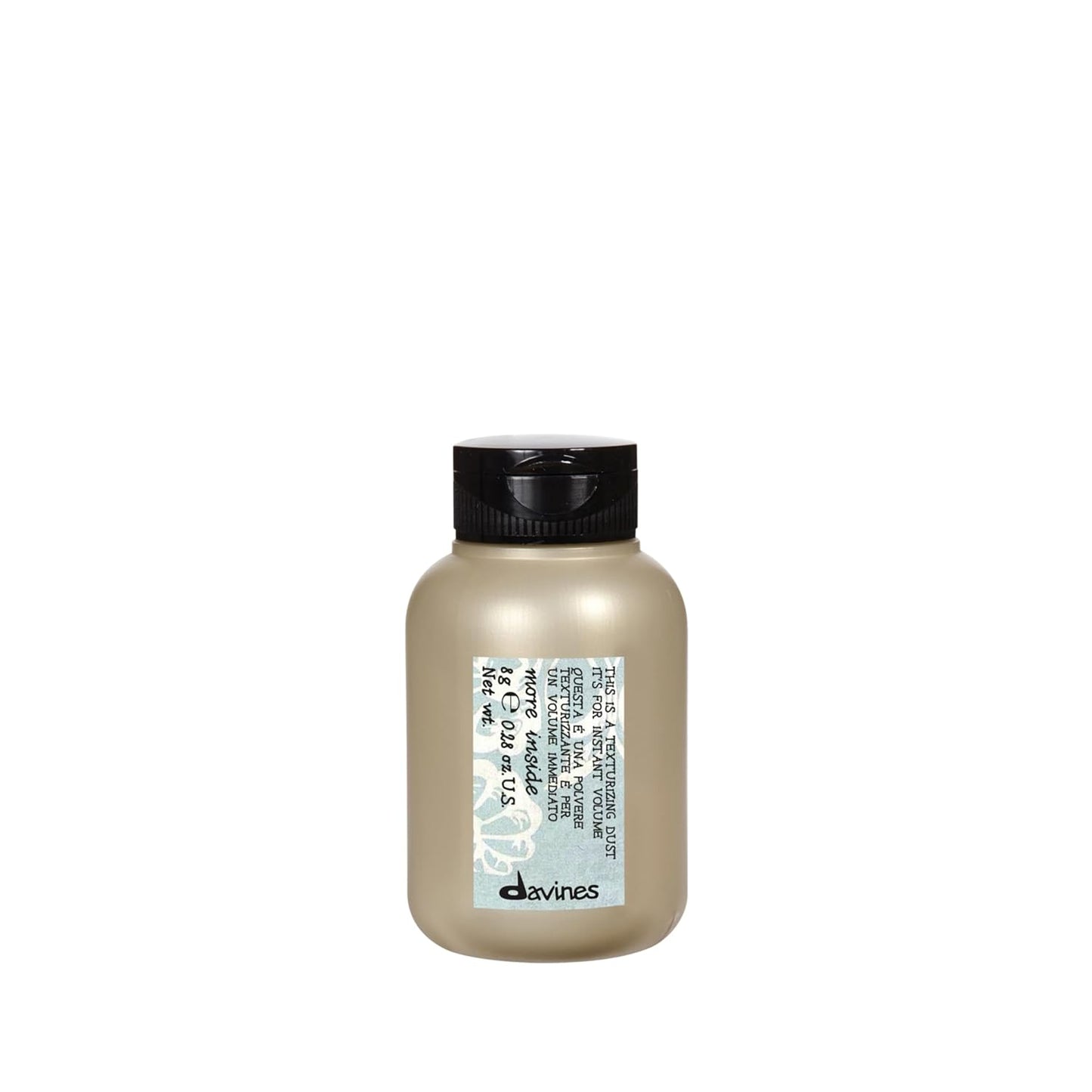 Davines Texturizing Dust Powder - Medium Hold Volume Powder for Root Lift | Matte Texture & Grip, 0.28 oz