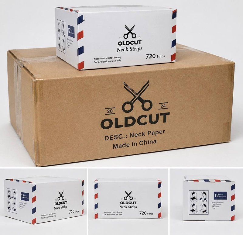 OLDCUT Neck Strips Big Case of 4 Cartons - 2880 Strips, 4 Count (Pack of 1)
