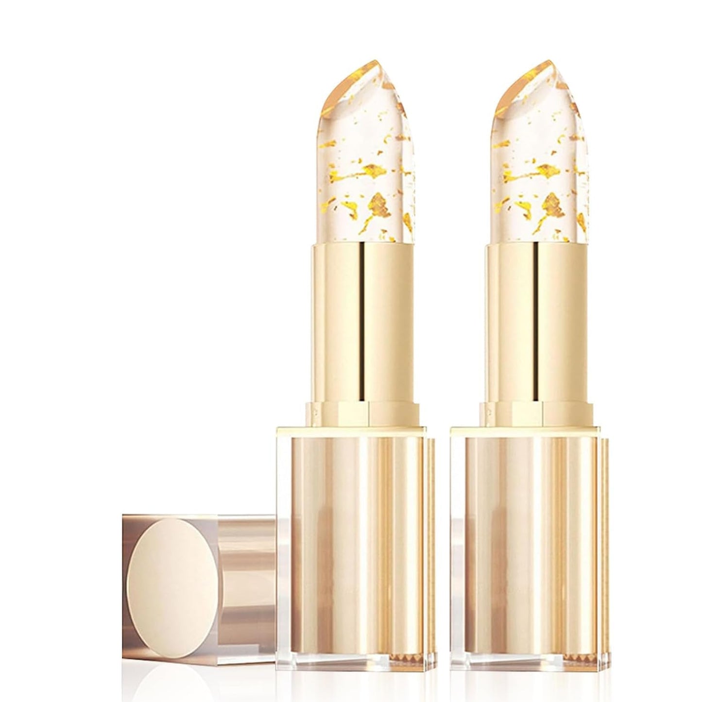 Color Changing Lipstick | pH Adjusting Clear Lip Gloss for Older Women - Transfer-Proof, Long-Lasting Hydration, 2 Pieces