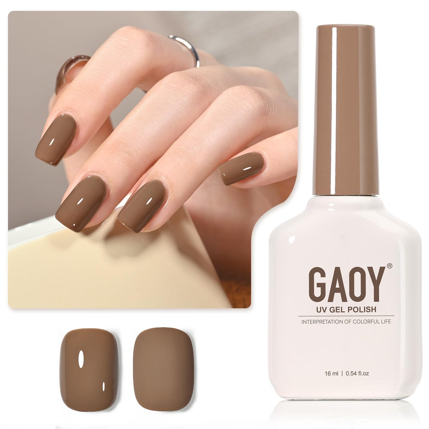 Sheer Light Pink Gel Nail Polish - 16ml UV Cure Jelly Milky White Peach for DIY Manicure & Pedicure
