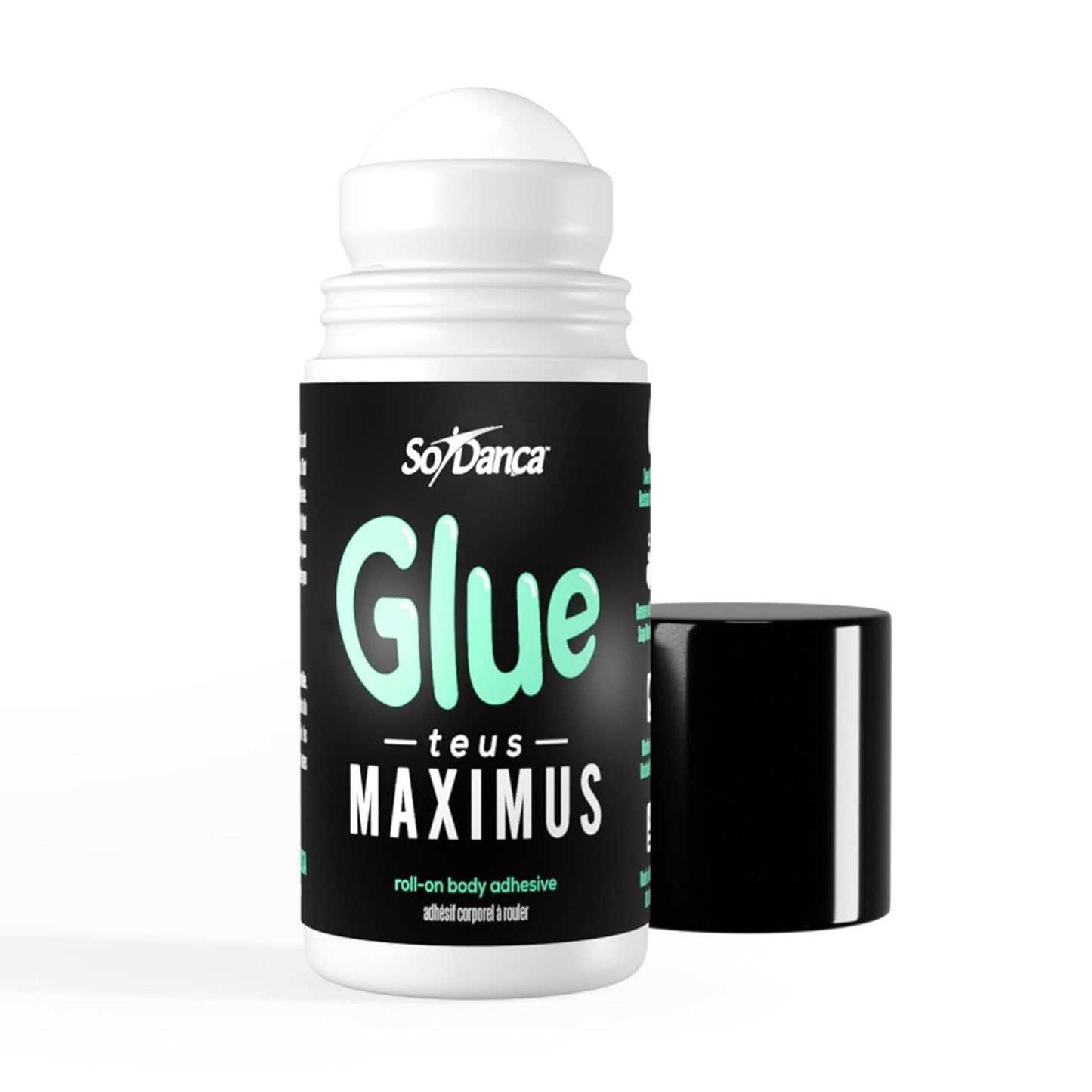 Glue-teus Maximus Roll-On Body Adhesive - Hypoallergenic, Sweat-Resistant Solution for Dancers & Costumes | Perfect for Leotards & Pageants