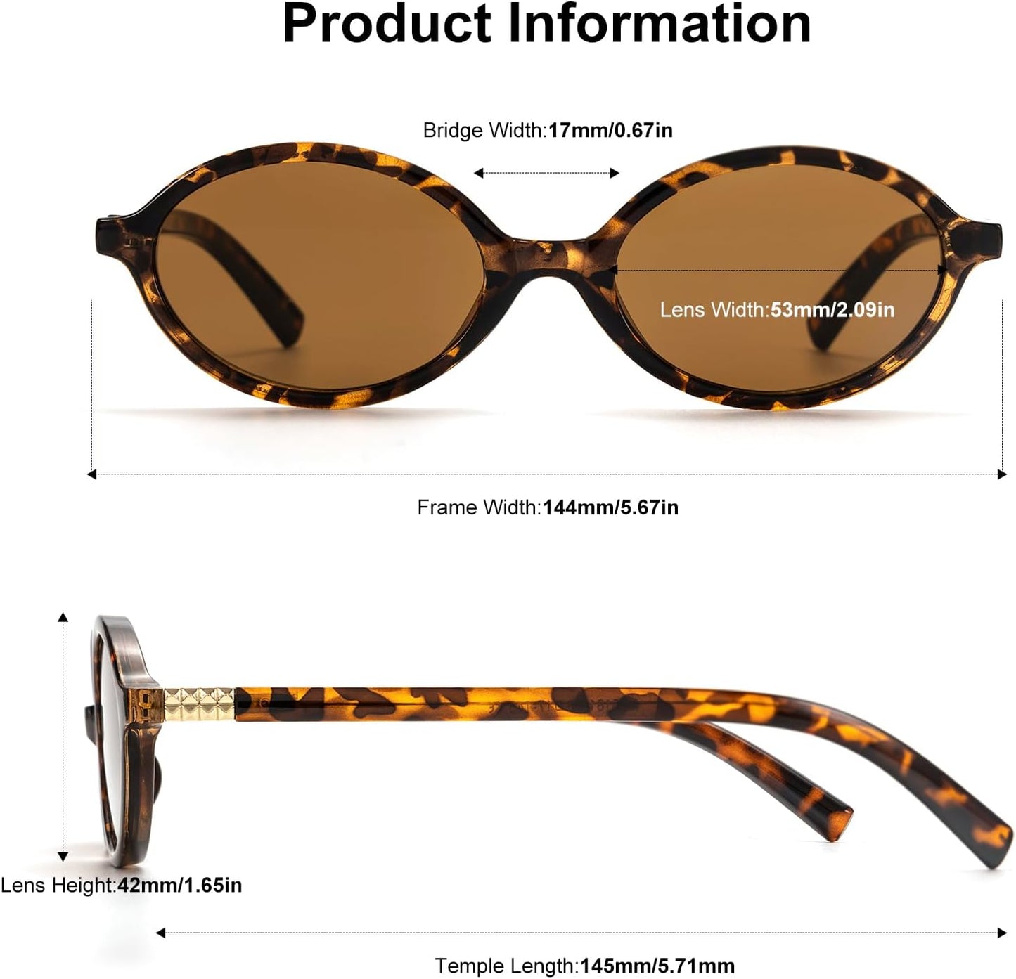 Retro Oval Sunglasses for Women - Vintage 90s Y2K Trendy Designer Eyewear | UV Protection