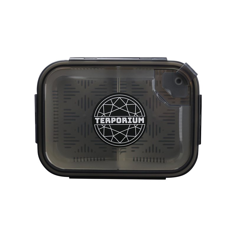 Terporium Dual Compartment Cleaning Bin | Compact, Durable, and Highly Functional with Dual Removable Baskets | The Ultimate No-Spill Cleaning Solution