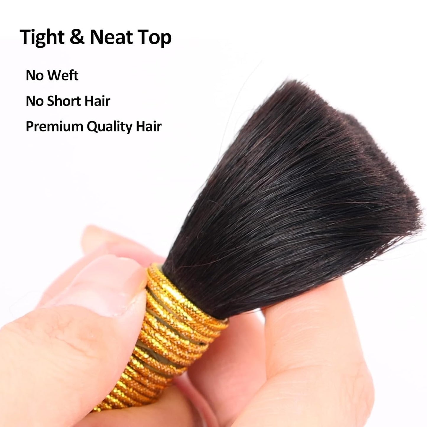 #1B Natural Color Human Hair Braiding Hair For Boho Braids 30 30 30 Inch Black Deep Wave Bulk Human Hair Unprocessed Brazilian Virgin Hair 3 Bundle 50 Gram Per Bundle No Weft Extensions