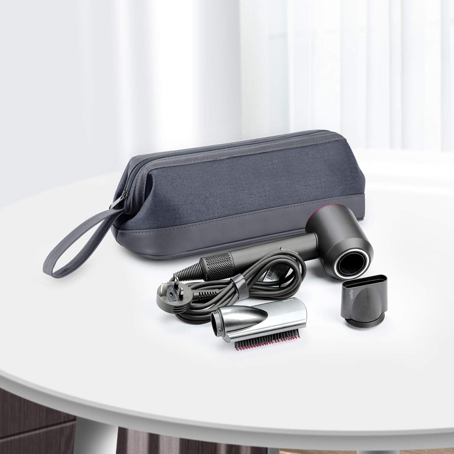 Buwico Travel Case Carrying Case Universal Storage Bag for Dyson Supersonic Hair Dryer HD01 HD03 /Dyson Hair Straightener and Accessories/for Shark Flexstyle
