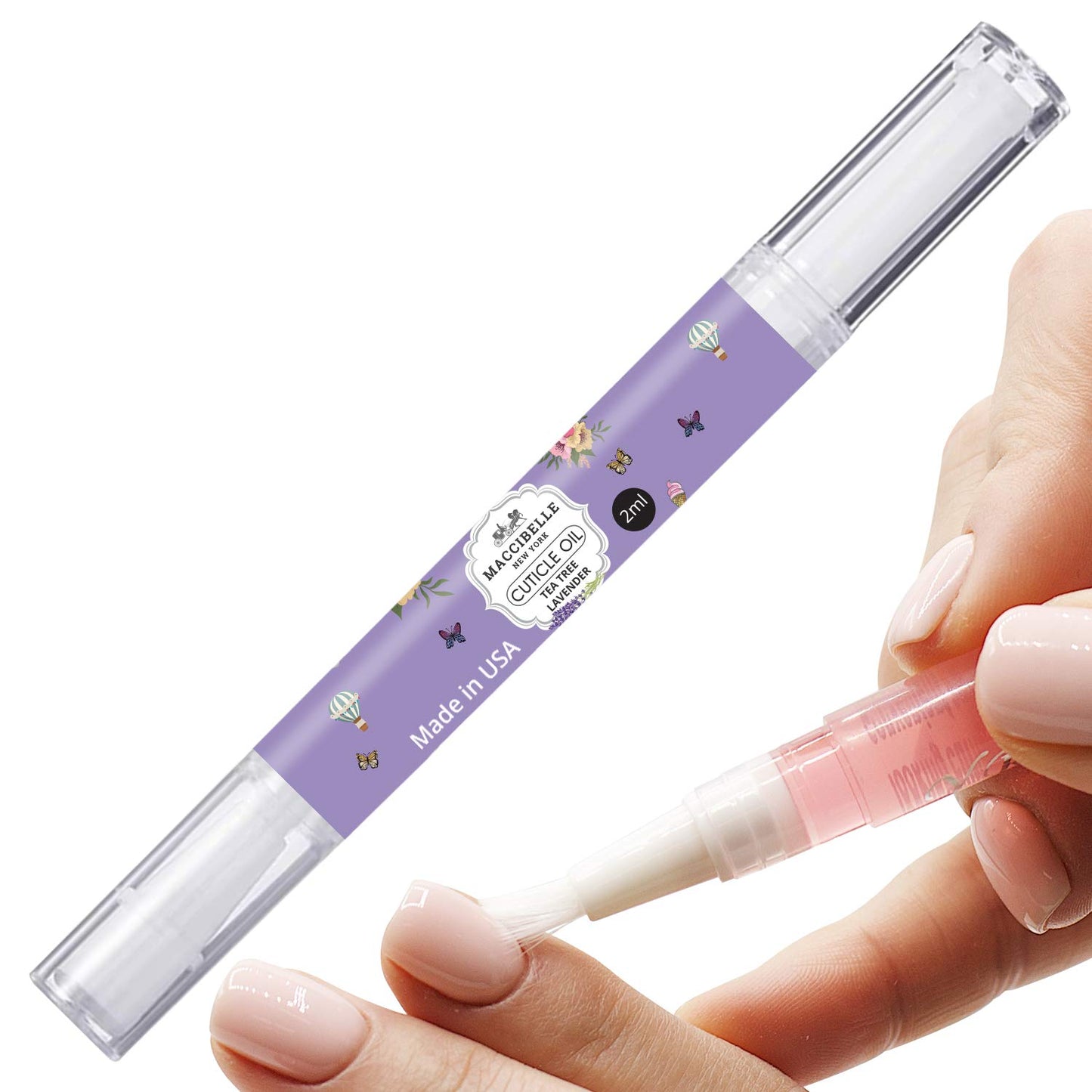 Cuticle & Nail Oil Pen - Lavender Scented 2ml | Heals Dry, Cracked Cuticles