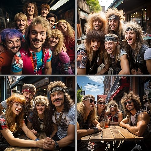 Blonde Mullet Wig for Men | Rockstar Style, 20 Inch