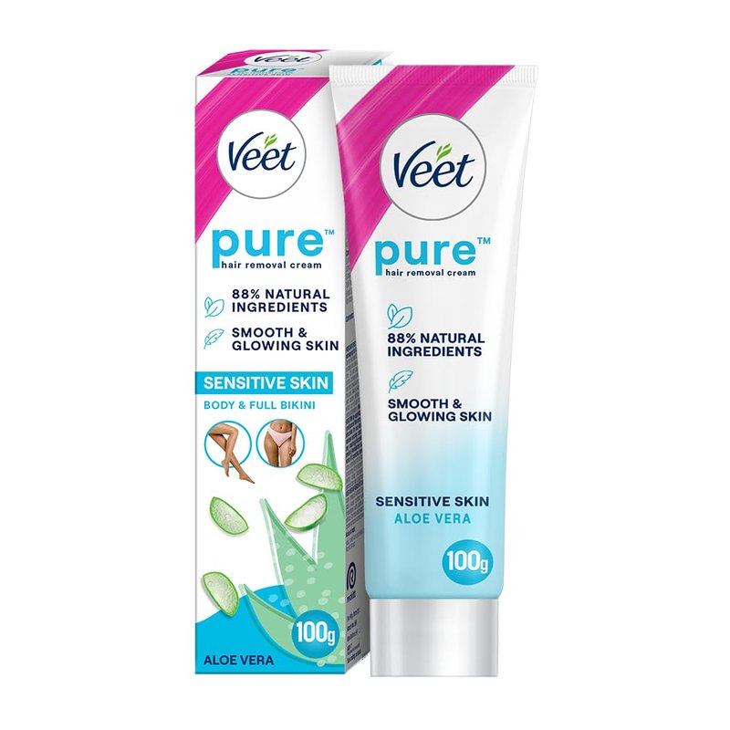 Veet Silk and Fresh Hair Removal Cream, Sensitive