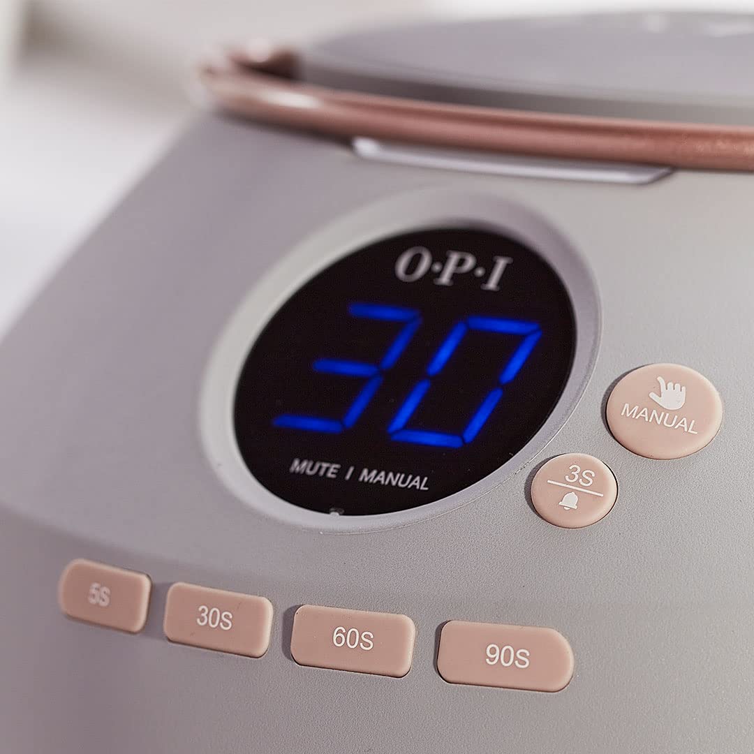 OPI Gel Nail Lamp 3.0 - Premium LED Curing Light for Gel Nails | Drop Resistant with Hand Plate & Adaptor Cord
