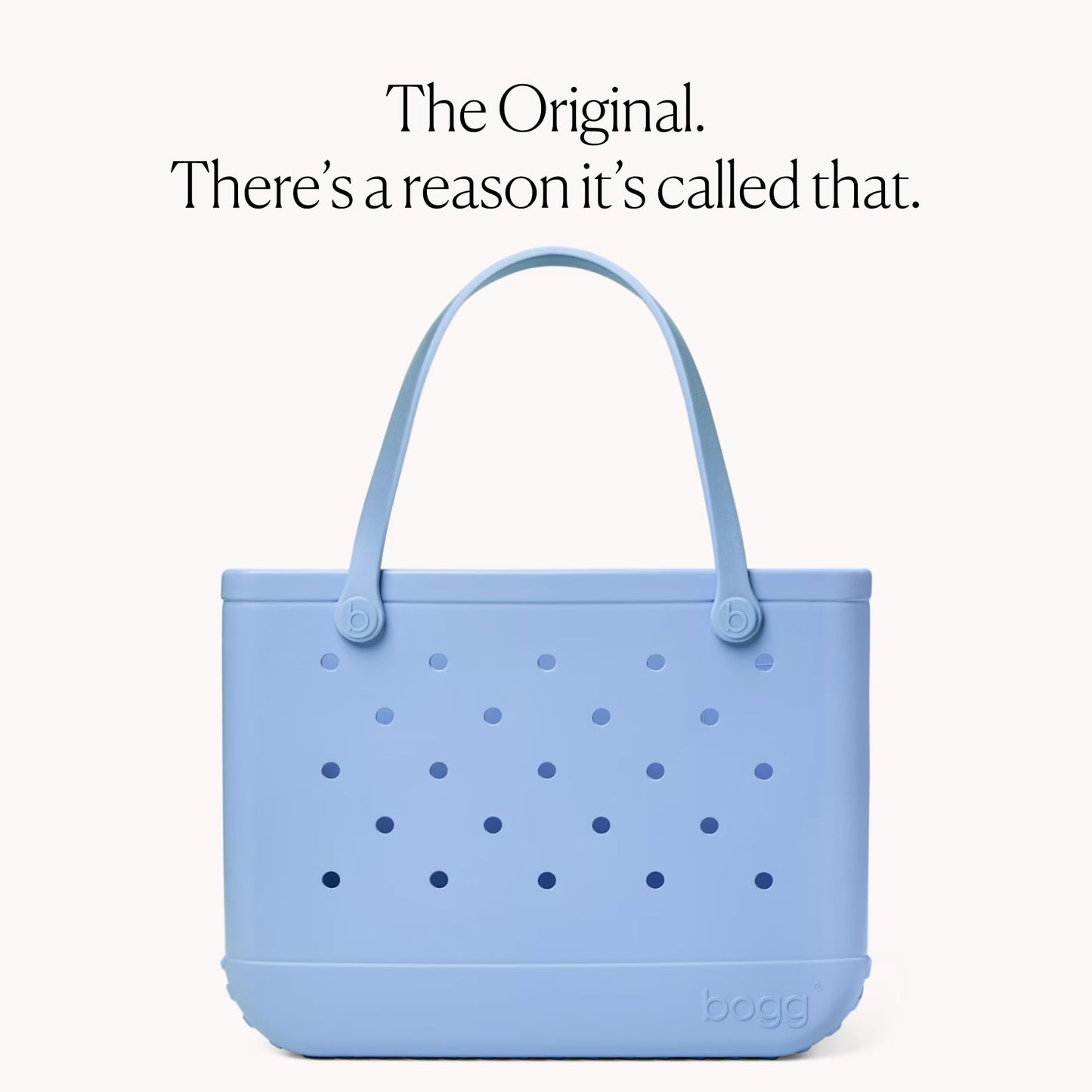 BOGG BAG Original Large Tote – 19” x 14” x 9” – Durable, Washable, Tip-proof – Beach, Pool, Boat, Work, Sports (Carolina on My Mind)