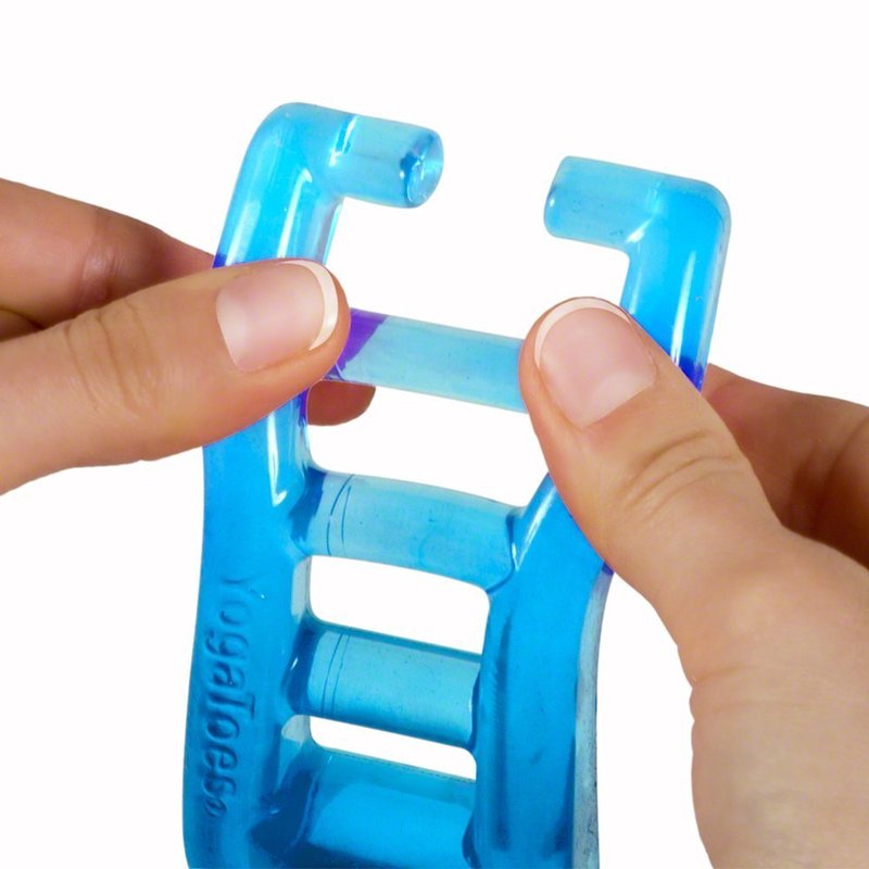 YogaToes® Gel Toe Stretcher & Spreader - Reduce Foot Pain | Extra Small, Sapphire Blue (Shoe Size 5-7)