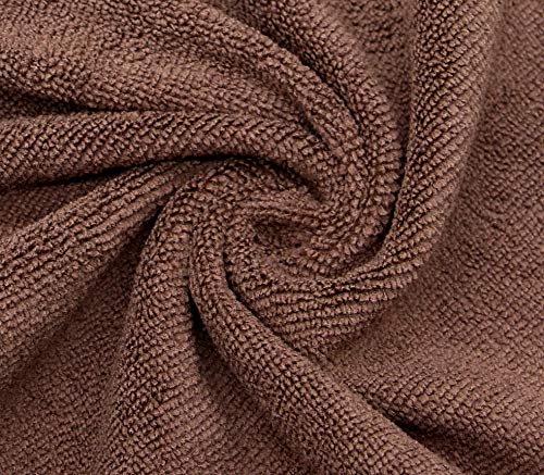 VeraSong Microfiber Cleaning Cloths, 12x12 Inch, 10 Pack - Ultra Absorbent & Lint-Free