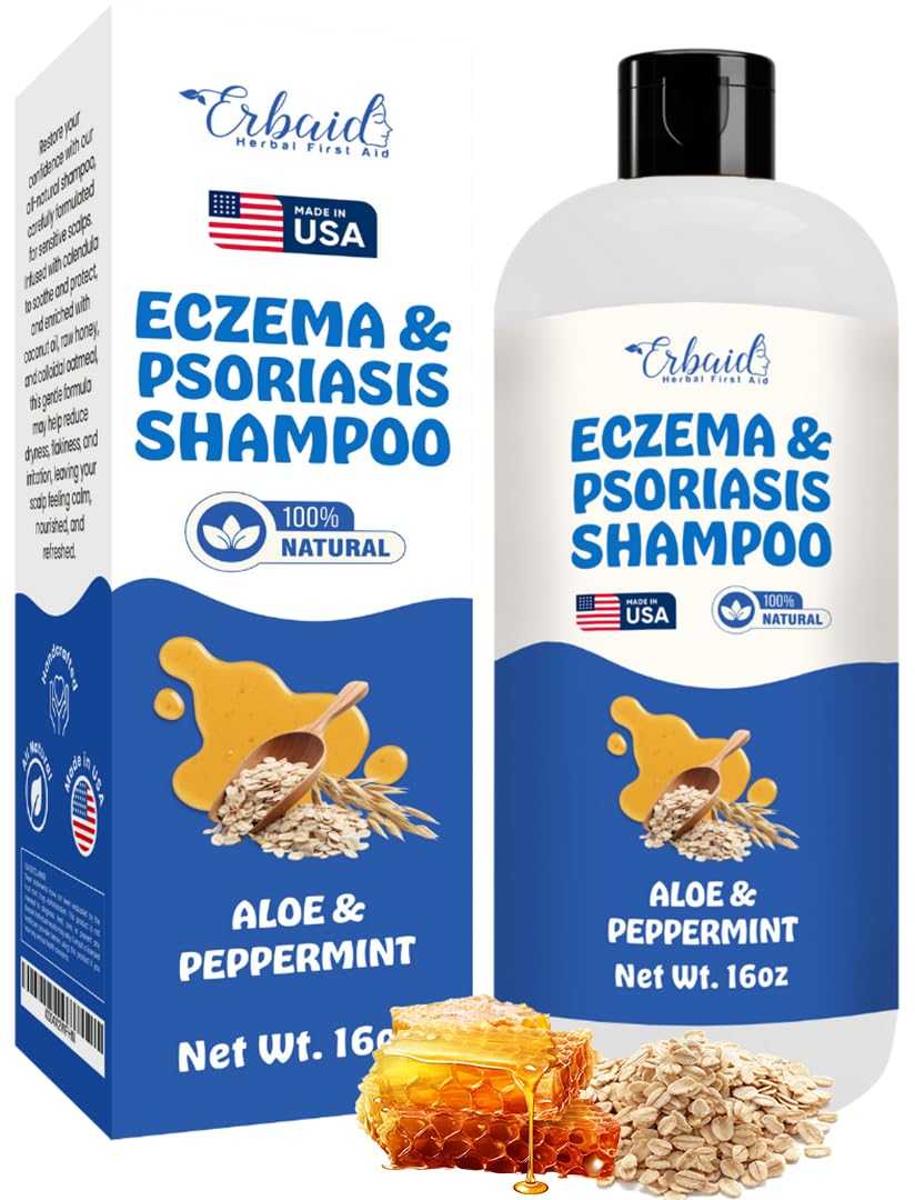 Eczema Shampoo - All-Natural Treatment for Dry, Itchy Skin | Daily Scalp Relief for Men, Women & Kids