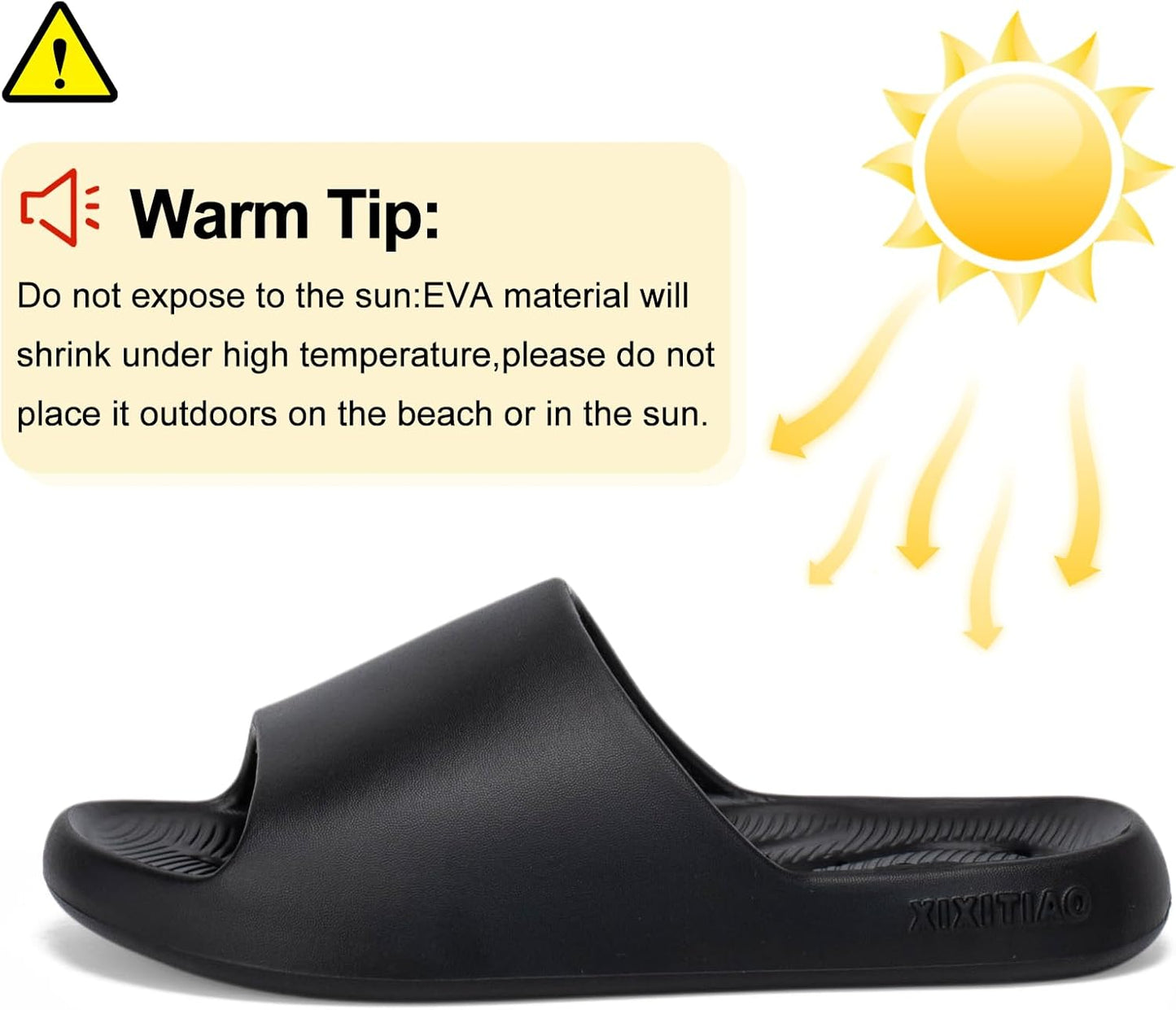 Non-Slip Shower Shoes for Women & Men - Quick Dry Lightweight EVA Slippers | Ideal for Pool, Gym, Dorm