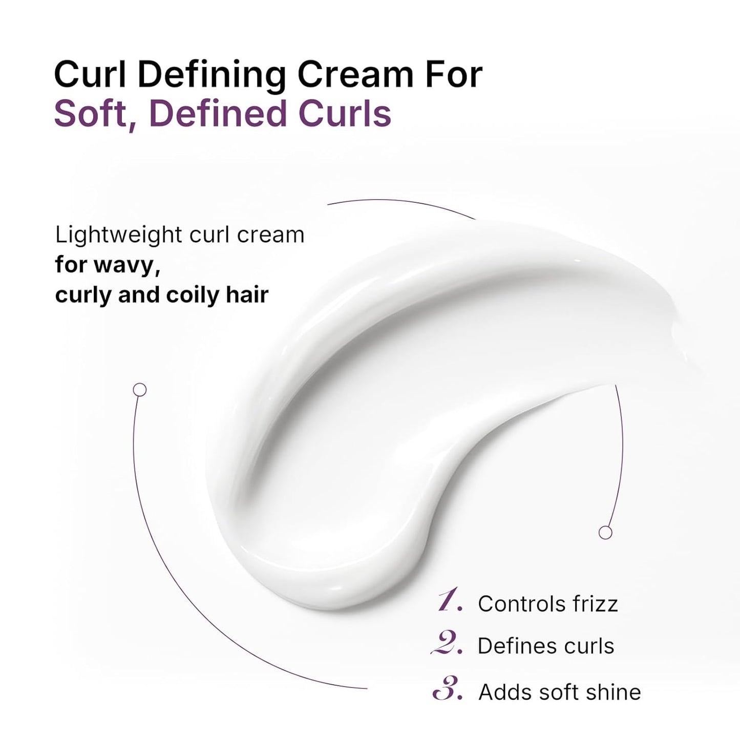 Curl-Defining Cream - Karseell Curl Perfection Essence for All Hair Types | Paraben-Free, 200ML (6.78oz)