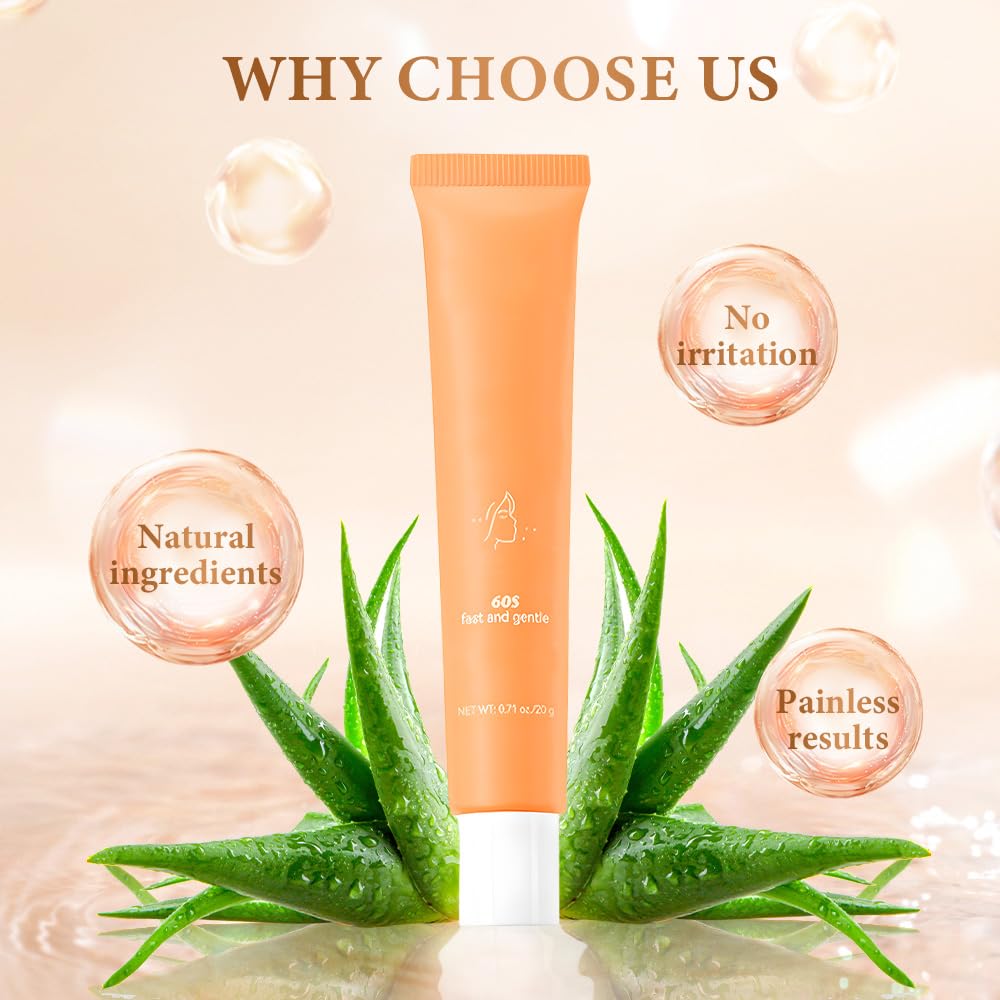 Facial Hair Removal Cream for Women, 2026 New Gentle Face Facial Hair Removal Cream for Women, Effective Hairs Removers for Face Hairs Removing (2, 0.71oz / 20 g)