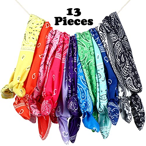 WILLBOND 13 Pcs Colorful Bow Headbands for Women - Stylish Colors