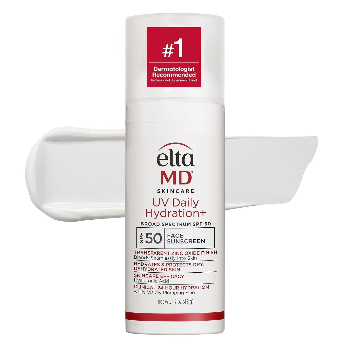 EltaMD UV Daily SPF 40 Face Sunscreen - Zinc Oxide Moisturizer for Dry Skin | Lightweight & Hydrating