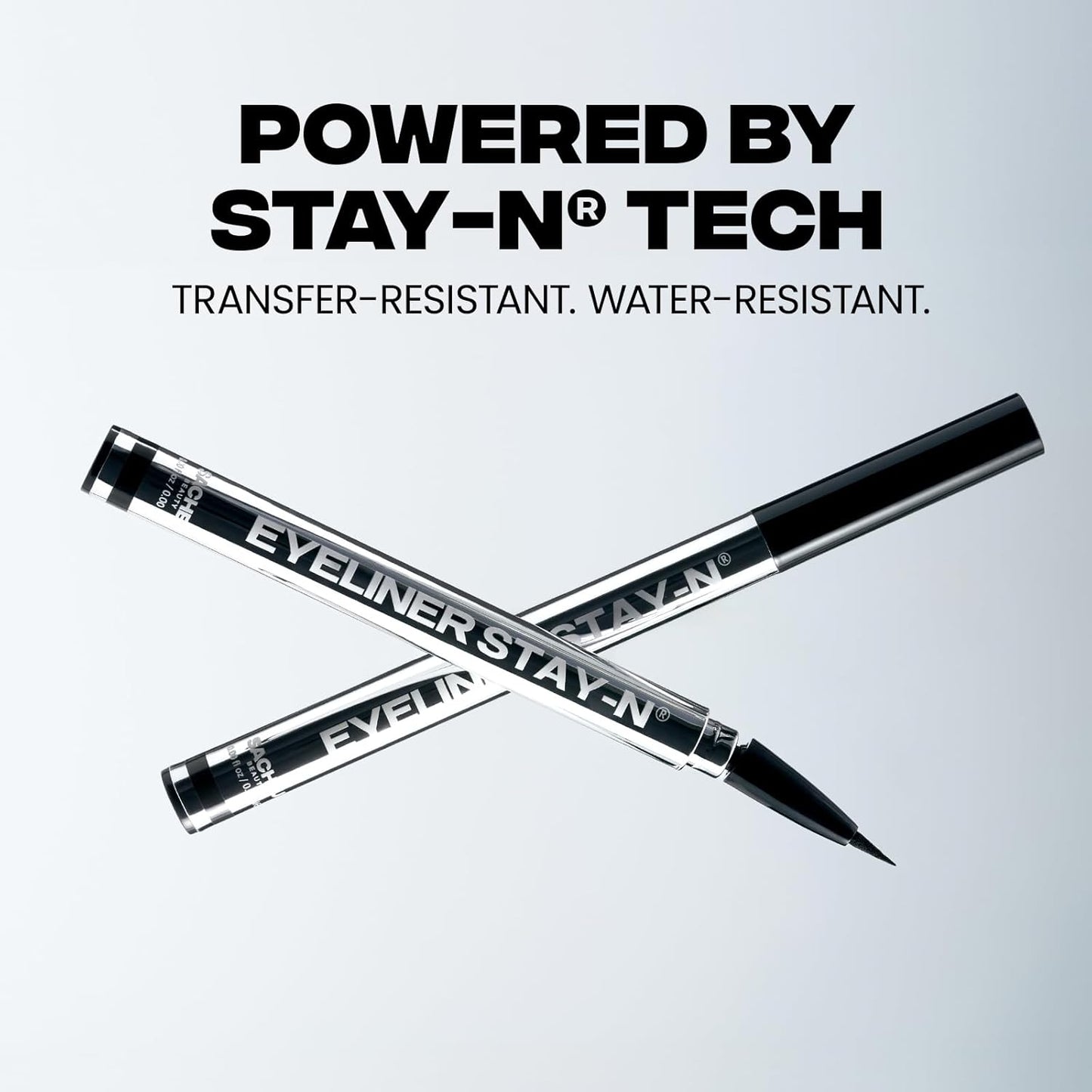 Liquid Eyeliner Pen - STAY-N Long Wear Waterproof with Ultra-Precise 360° Tip | Smudge-Proof Vegan Eye Makeup