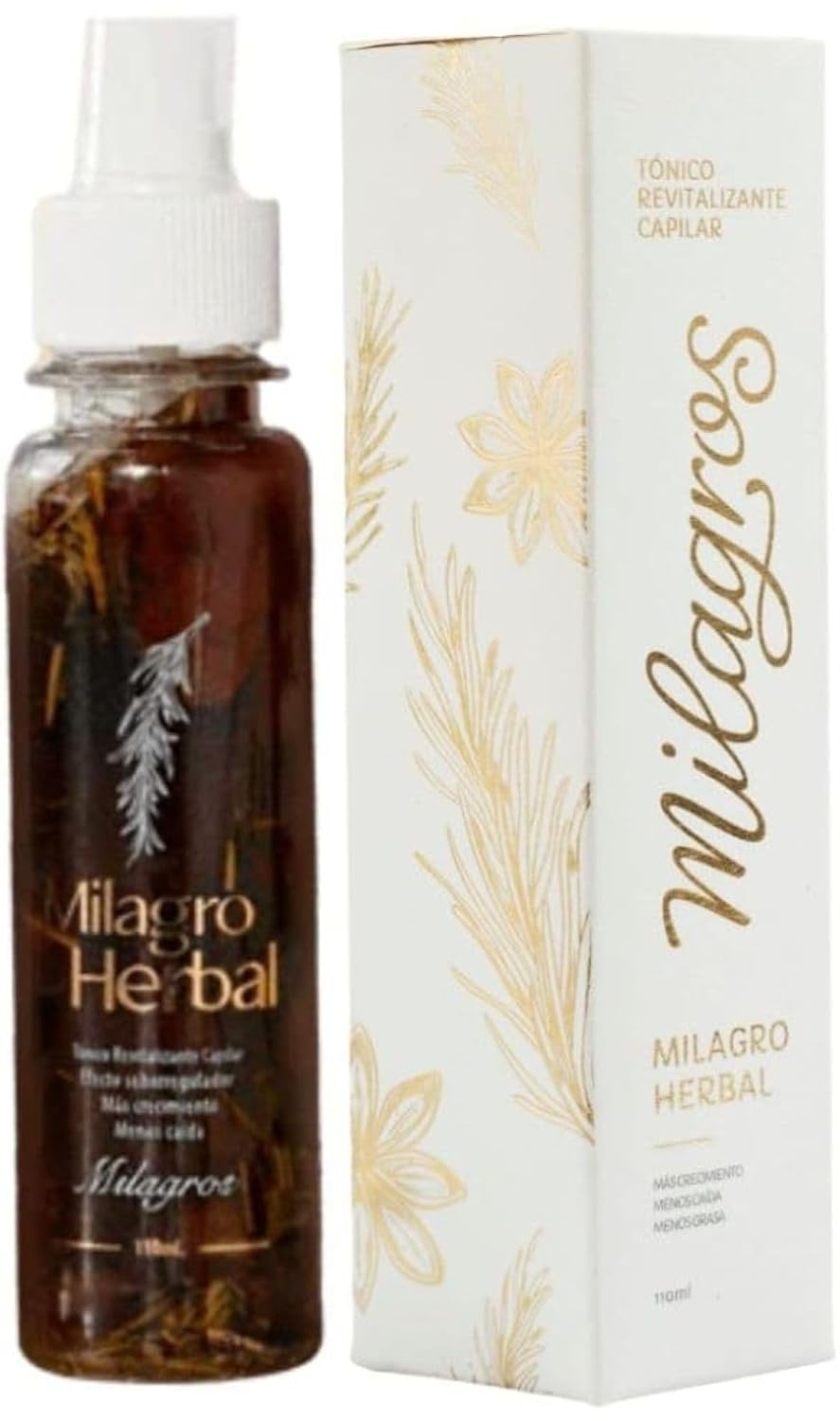 Milagro Herbal Hair Care Kit | Paraben-Free Shampoo, Conditioner & Toner - 3 Pack, 4.4 Fl Oz