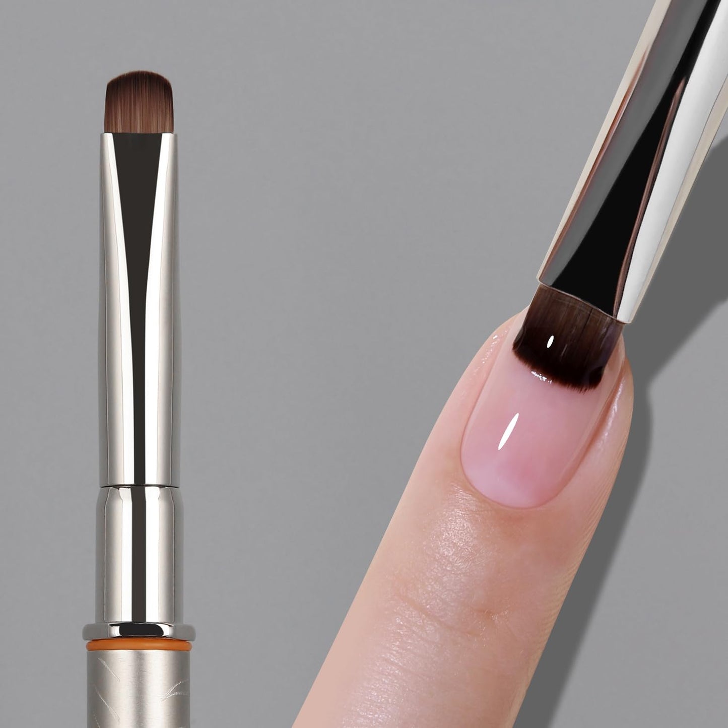 EliteAlly Nail Art Brushes - 12mm Slim Liner Brush for Professional Nail Art Design | Perfect for Manicure Painting