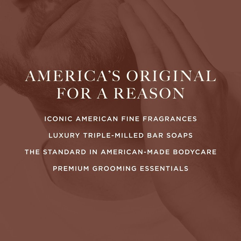 Caswell-Massey Newport Men’s Bar Soap, Sophisticated Marine Scent, Moisturizing Natural Body Wash for Bath, Face & Hands, Triple-Milled with Essential Oils, Plant-Based & Cruelty-Free, 5.8 oz