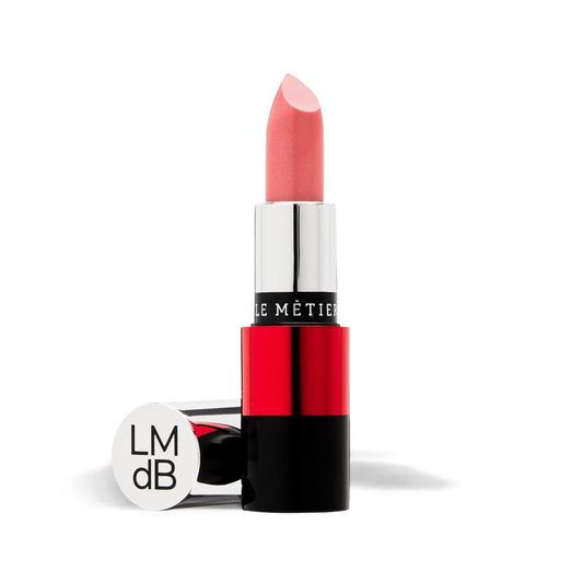 MĒTIER Colour Core Champagne Lipstick for a Luxurious, Radiant Look, Creamy & Hydrating, Highly Pigmented Color, Infused with Jojoba (Ibiza - warm pink)