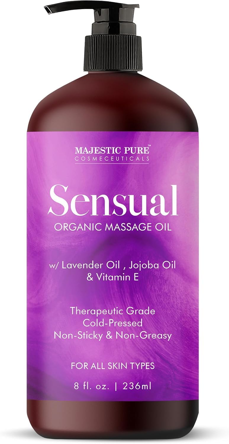 Firming Body Massage Oil - Smooth Cellulite & Improve Skin Texture - Natural Oils with Collagen | 8 fl oz