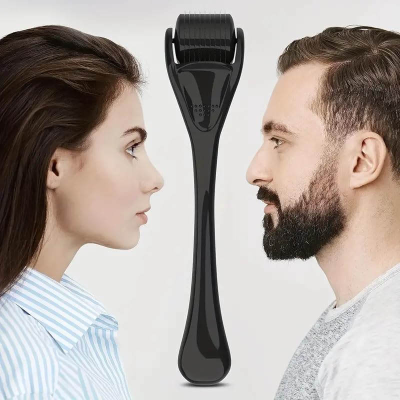 Boolavard Microneedle Derma Roller for Face & Beard - 3 Sizes