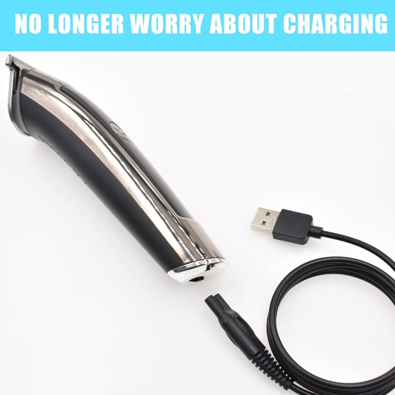 BOEEA Charger Cable Compatible with Ufree/Brightup/VIKICON Beard Trimmer All-in-one Multifunctional Grooming kit Hair Clippers USB Cable