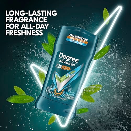 Degree Men Antiperspirant Deodorant Sage & Ocean Mist 2.7 oz - Pack of 2