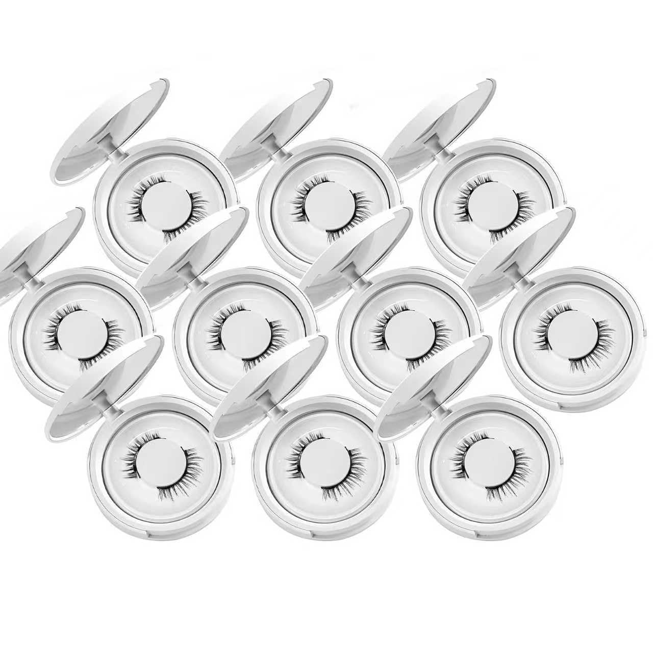 Magnetic Eyelashes With Applicator, No Eyeliner Required, Natural and Beautiful, Reusable - 10Pair Eyelashes