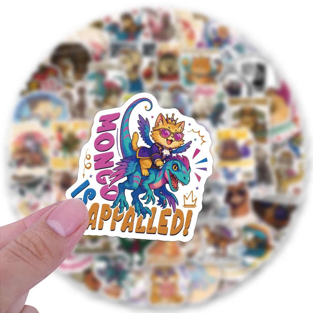 106 PCS Dungeon Crawler Carl Stickers Pack, for Water Bottle, Laptop, Phone, Scrapbook, Hard Hat, Bumper, Party Decoration Stickers, Art & Crafts