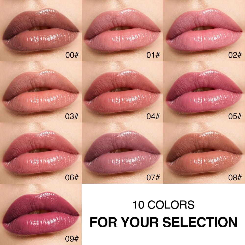 HHLTOH Rose Pink & Girly Pink Honey Tinted Lip Balm for Women, Hydrating Lip Oil Stick Lip Gloss Lipstick for Mature Skin, Sheer Moisturizing Lip Tint Balm with Natural Shine, Vegan & Cruelty-Free