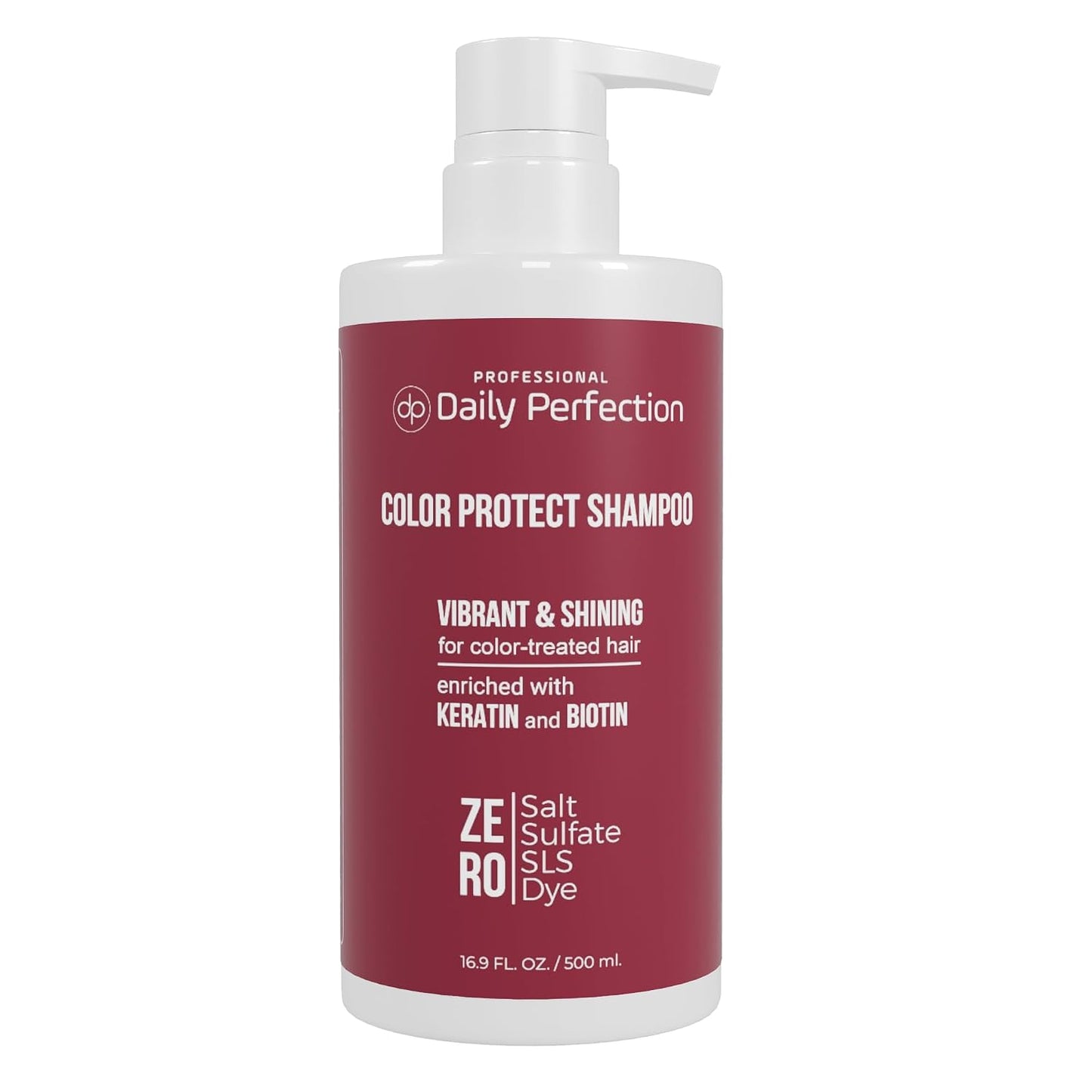 Color Protect Shampoo - Biotin & Keratin Formula for Vibrant, Shining Color-Treated Hair | 16.9 Fl Oz