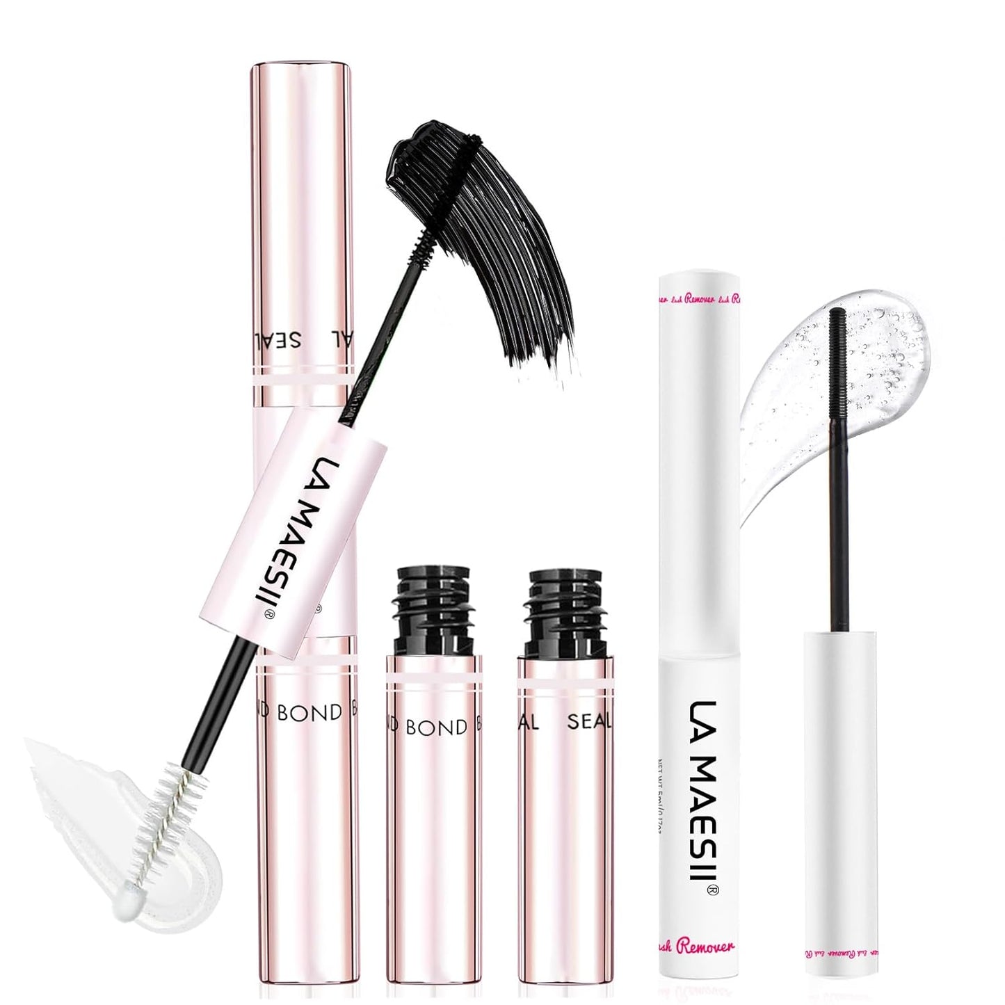Lash Cluster Glue - Waterproof 2-in-1 Bond & Seal for Eyelash Clusters | 10ml Strong Hold for 72 Hours