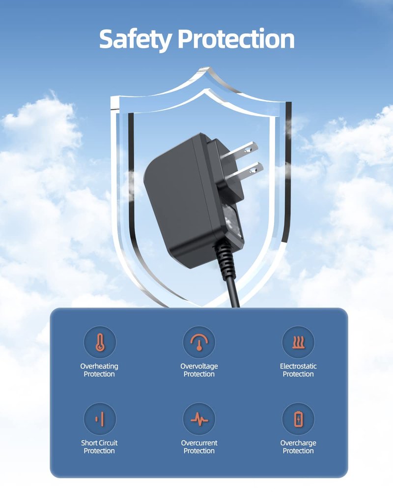 Superer 4.3V A00390 Charger Fit for Philips Norelco One Blade QP2520 MG3740 - (Old Model) - QP2521 QP2522 QP2515 MG5700 MG3720 QG3330 Electric Shaver, for Phillips OneBlade Replacement Power Cord