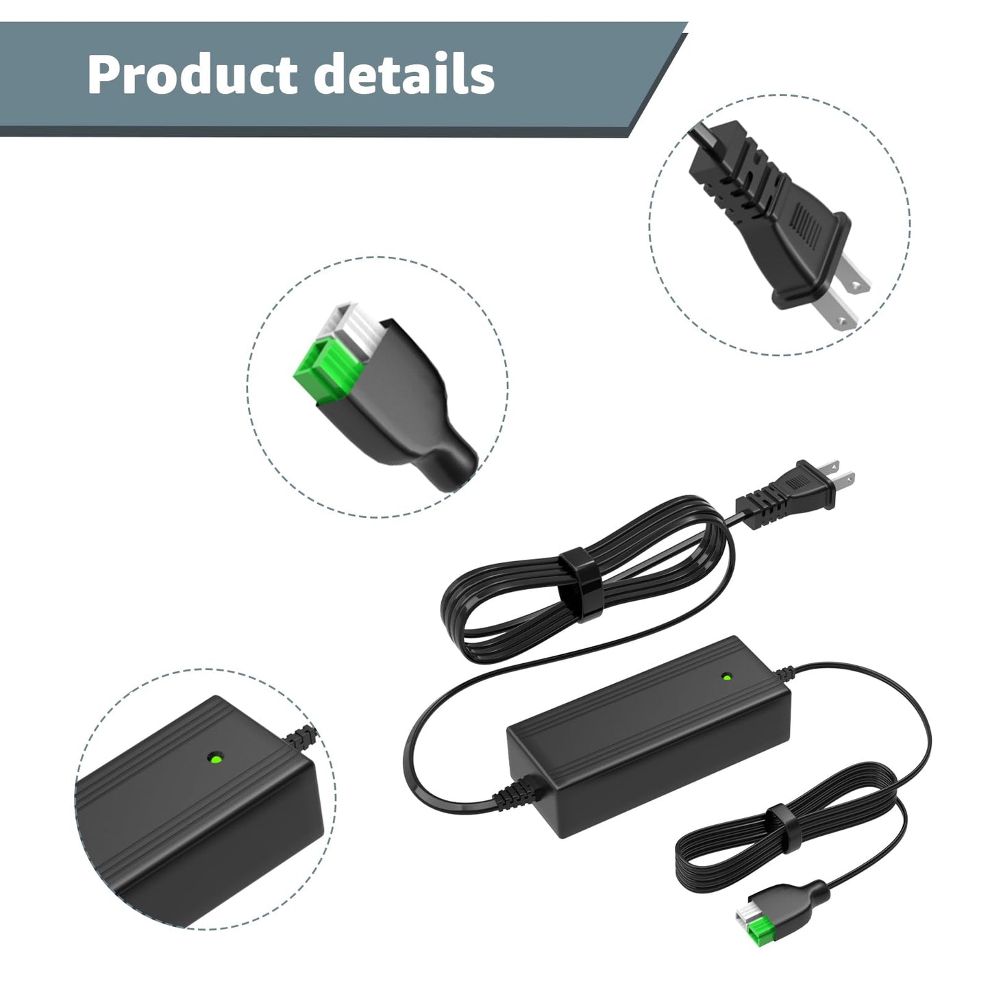 Norward Charger Compatible with Black Decker for Model ETPCA-P360080U 90547460 90604959 Lawnmower Models SPCM1936 CM1836 CM1936 RB3612 RB3610