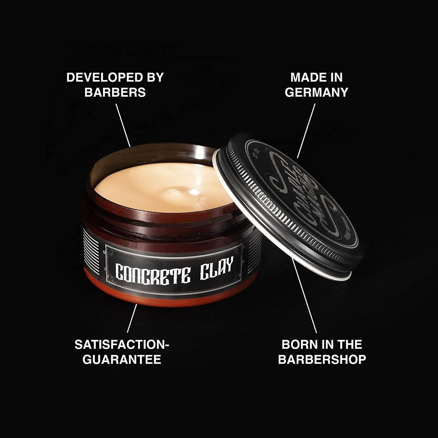 Charlemagne Hair Clay Pomade for Men - Styling Cream