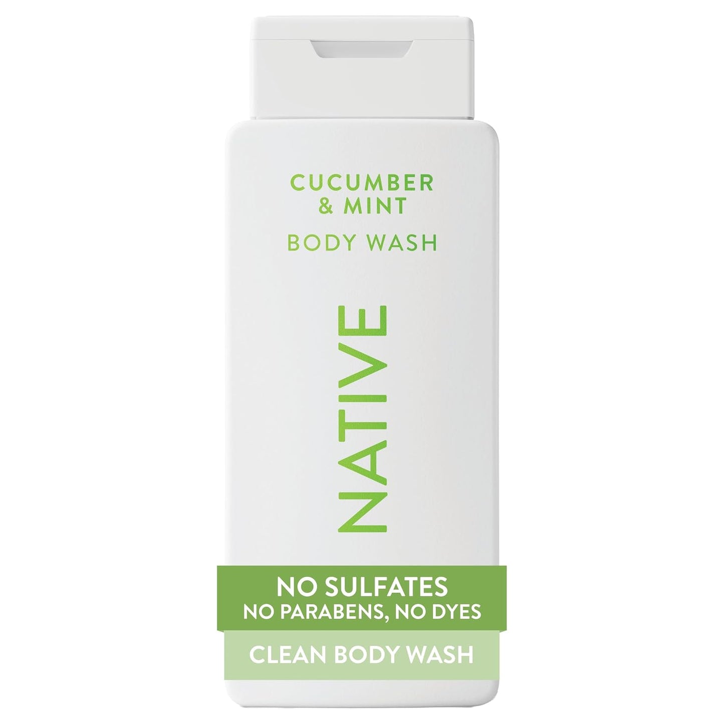 Native Sea Salt & Cedar Body Wash - 24-Hour Refreshing Clean for All Skin Types | 18 oz, Phthalate-Free, Sulfate-Free, Paraben-Free