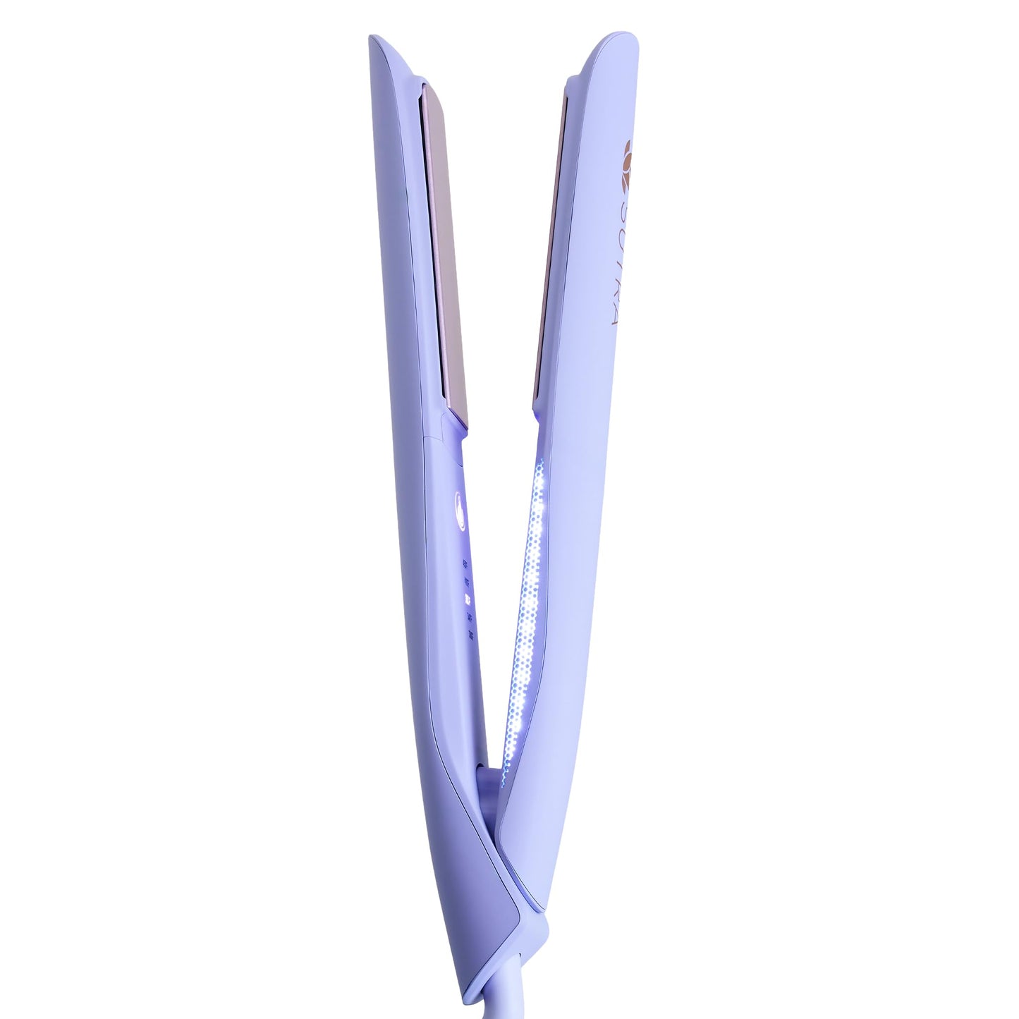 SUTRA Ultra Violet Intelligent Styler | Ceramic Floating Plates with Healthy Heat™ Technology, Intelligent Temperature Sensors, Dual Voltage Hair Straightener & Curler | Smooth, Frizz-Free Shine