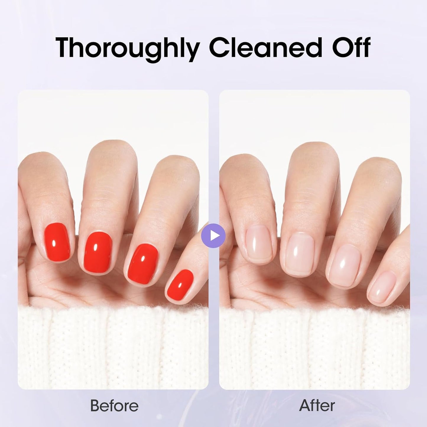 Non Acetone Nail Polish Remover - Quick Dry Formula, Gentle Pump | 6.09 Fl Oz