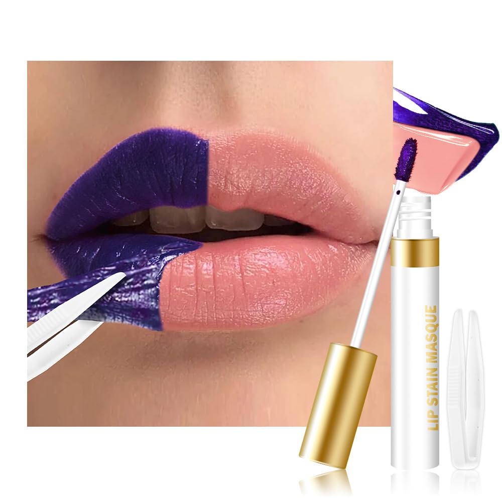 Peachy Rosee Peel Off Lip Stain Tints - Long Lasting Matte Lipstick | Waterproof, High Pigmented, 24-Hour Wear, 08