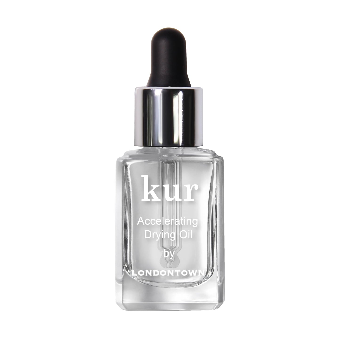 LONDONTOWN Accelerating Drying Oil, Quick Dry Polish Drying Drops with Botanical Oils & Vitamin B5, Reduces Smudges, Adds Shine & Hydration, Easy to Use for Speedy Manicures, 0.4 Fl Oz