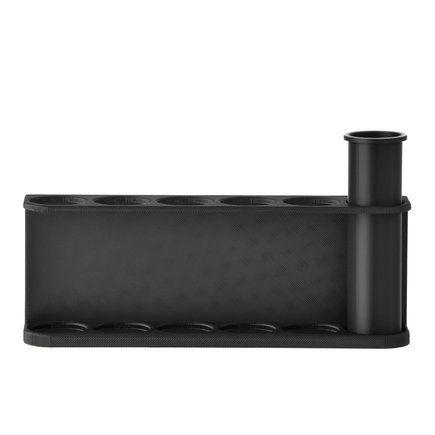 Owlyee Cologne Bottles with Display Stand - 5 Pack Travel Perfume Spray Bottle Refillable for Men - 8ml Mini Empty Atomizer with Holder Kit - Small Portable Twist Up Fragrance Sprayer Refill Set Black