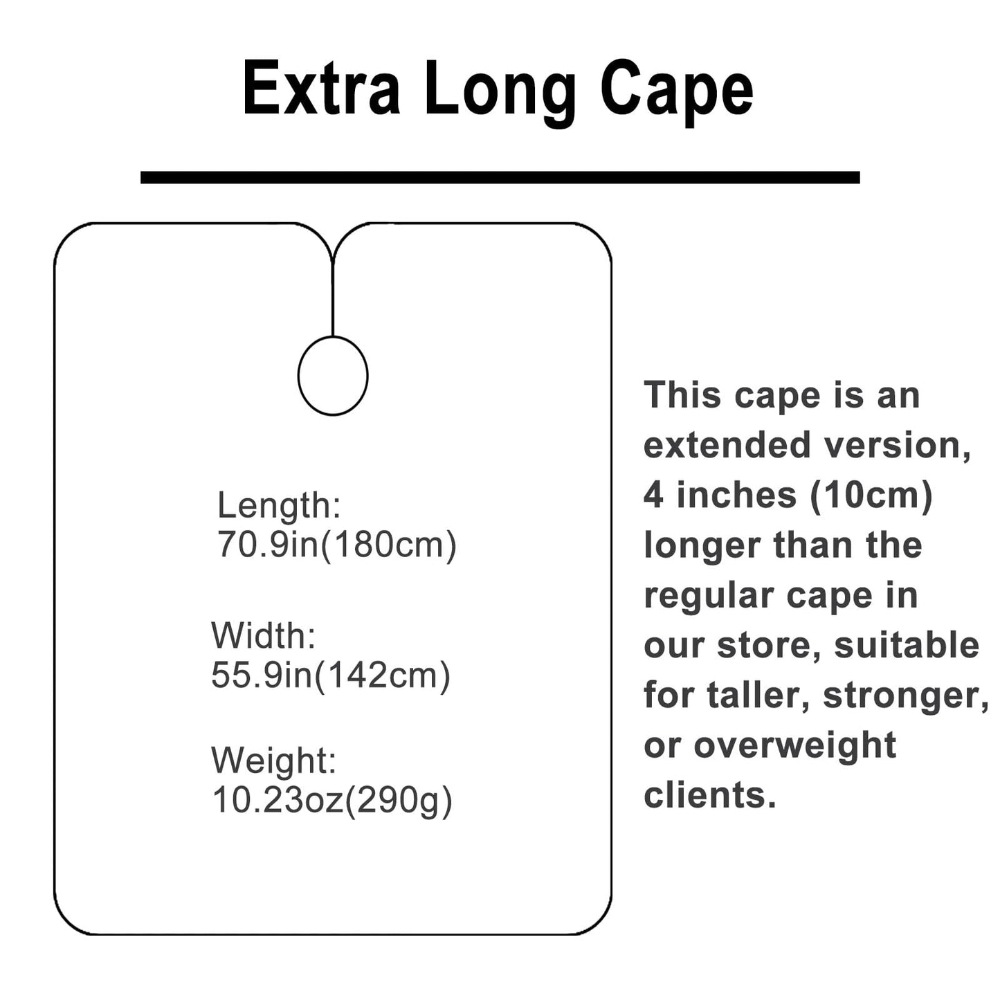 Professional Classic Barber Cape for Men Extra Large Haircut Salon Cape with Snaps Stylists Hairdressers Gowns Waterproof- 56”× 71”,PBC-PRIME005